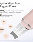 Ultrasonic Skin Scrubber Deep Cleaning