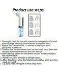 Blackhead remover, pore vacuum facial cleaner