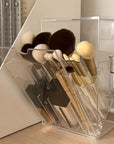 Dressing Table Storage Box Acrylic Makeup Brush Holder