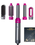 5 in 1 Hair Dryer Brush Hot Comb Set Professional