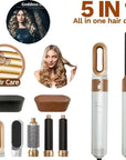 5 in 1 Hair Dryer Brush Hot Comb Set Professional