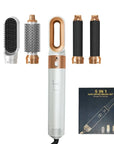 5 in 1 Hair Dryer Brush Hot Comb Set Professional